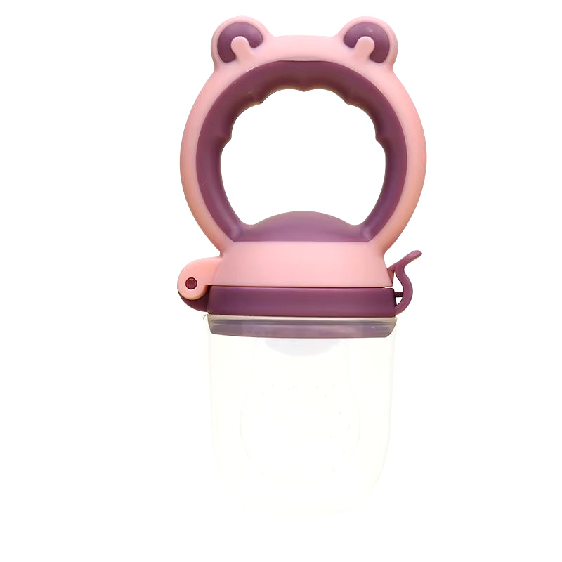 Baby Fresh Food Feeder Silicone Fruit Feeding Nibbler Kids Boy Girl Frog Design Safe Infant Baby Supplies Nipple Soother Bottles